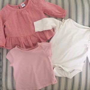 Baby Girl Shirt Bundle (3-6 months)